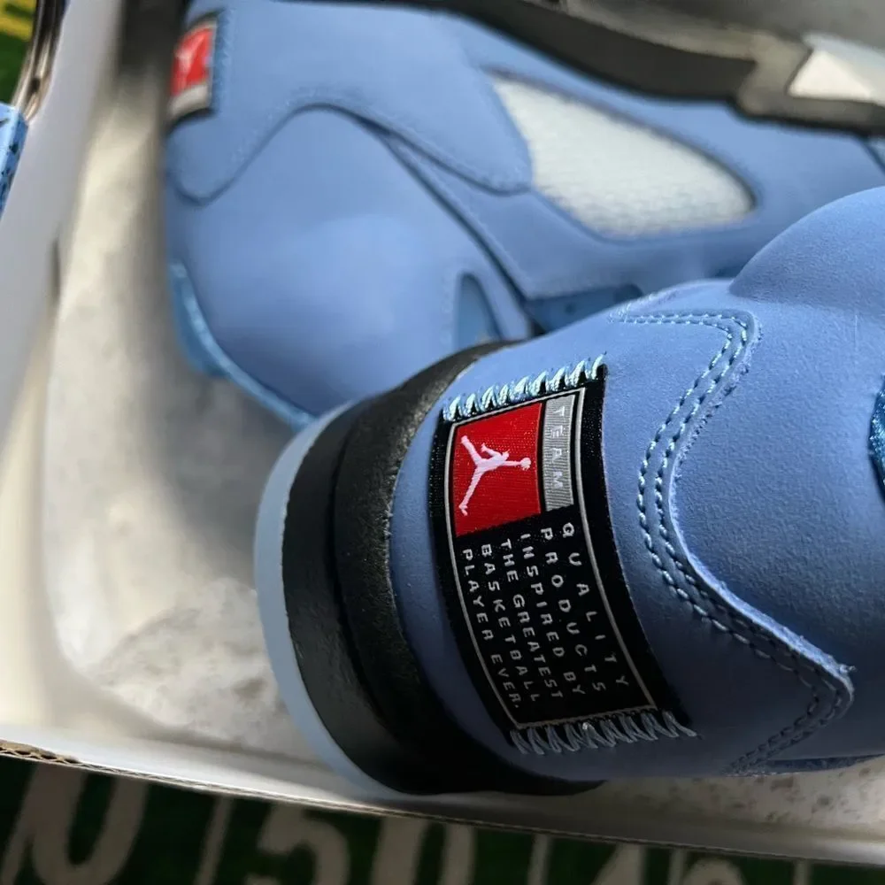 Nike Air Jordan 5 UNC University Blue Black DV1310-401 size 8 - 14